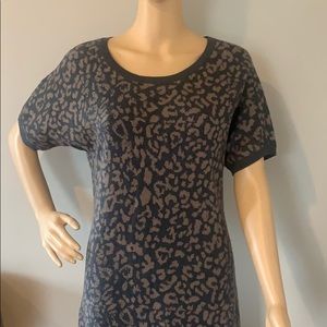 Short sleeve sweater dress